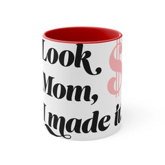 Accent Coffee Mug, Mum, I made it 11oz - Honesty Sales