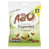 Aero Bubbles Peppermint Mint Chocolate Bag 80g (Case of 12) - Honesty Sales