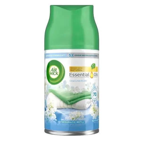 Air Wick Crisp Linen & Lilac Freshmatic refill - Honesty Sales