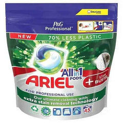 Ariel Professional Pods Washing Liquid Capsules Stain Buster 45 Washes - Honesty Sales