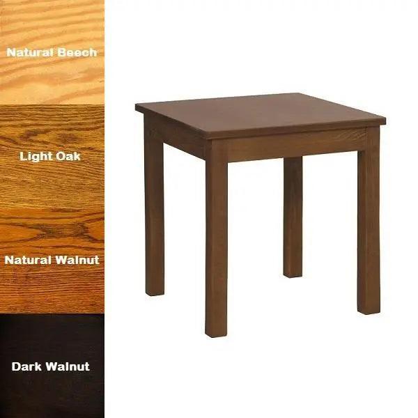 Arundel Wooden Table 70x70cm in Light Oak - Honesty Sales