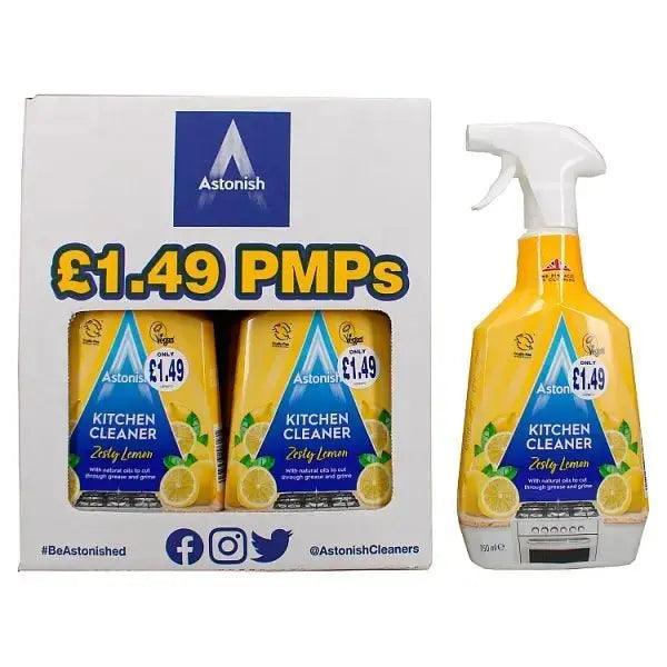 Astonish Kitchen Cleaner Zesty Lemon 750ml (Case of 6) - Honesty Sales
