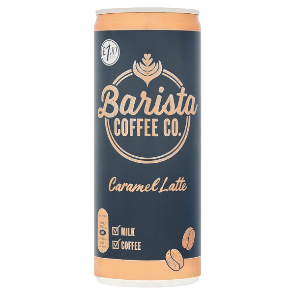 Barista Coffee Co. Caramel Latte 250ml (12 x 250ml) - Honesty Sales