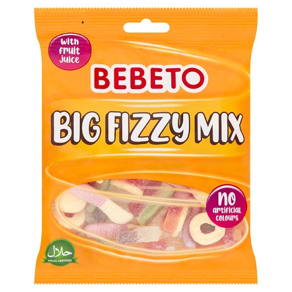 Bebeto Big Fizzy Mix 150g (10 x 150g) - Honesty Sales