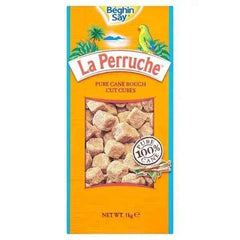 Beghin Say La Perruche Pure Cane Rough Cut Cubes 1kg - Honesty Sales