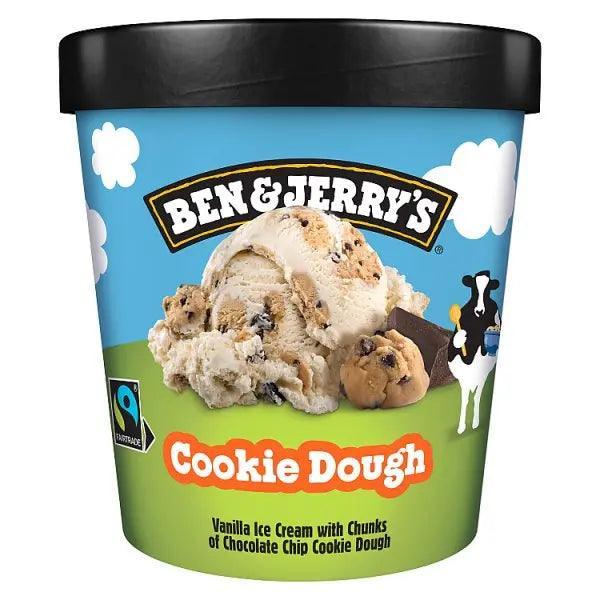 Ben & Jerry’s Cookie Dough Ice Cream Tub 465ml - Honesty Sales