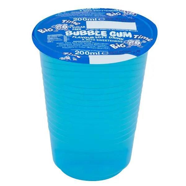 Big Time Bubble Gum Flavour Soft Drink with Sweeteners 200ml (Case of 24) - Honesty Sales