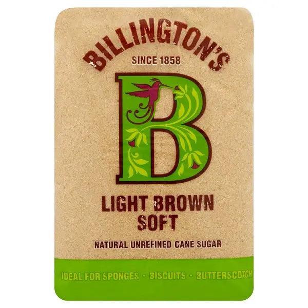 Billington's Light Brown Soft Natural Unrefined Cane Sugar 500g (Case of 10) - Honesty Sales