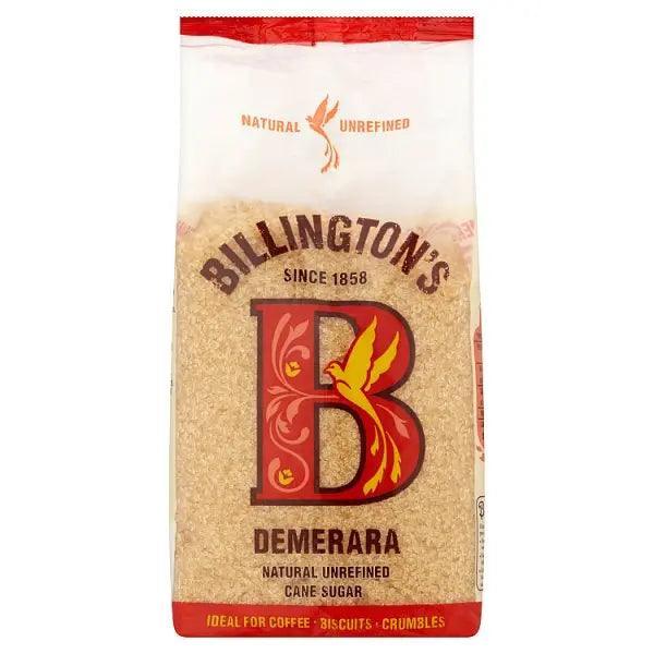 Billington's Demerara Natural Unrefined Cane Sugar 500g (Case of 10) - Honesty Sales