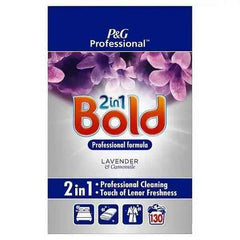 Bold 2in1 Professional Powder Detergent Lavender & Camomile 8kg 130 Washes - Honesty Sales