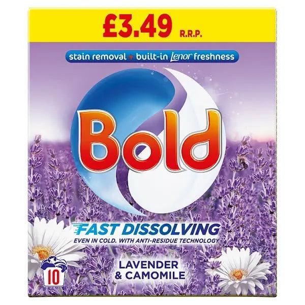 Bold Washing Powder 600g, 10 Washes, Lavender & Camomile - Honesty Sales