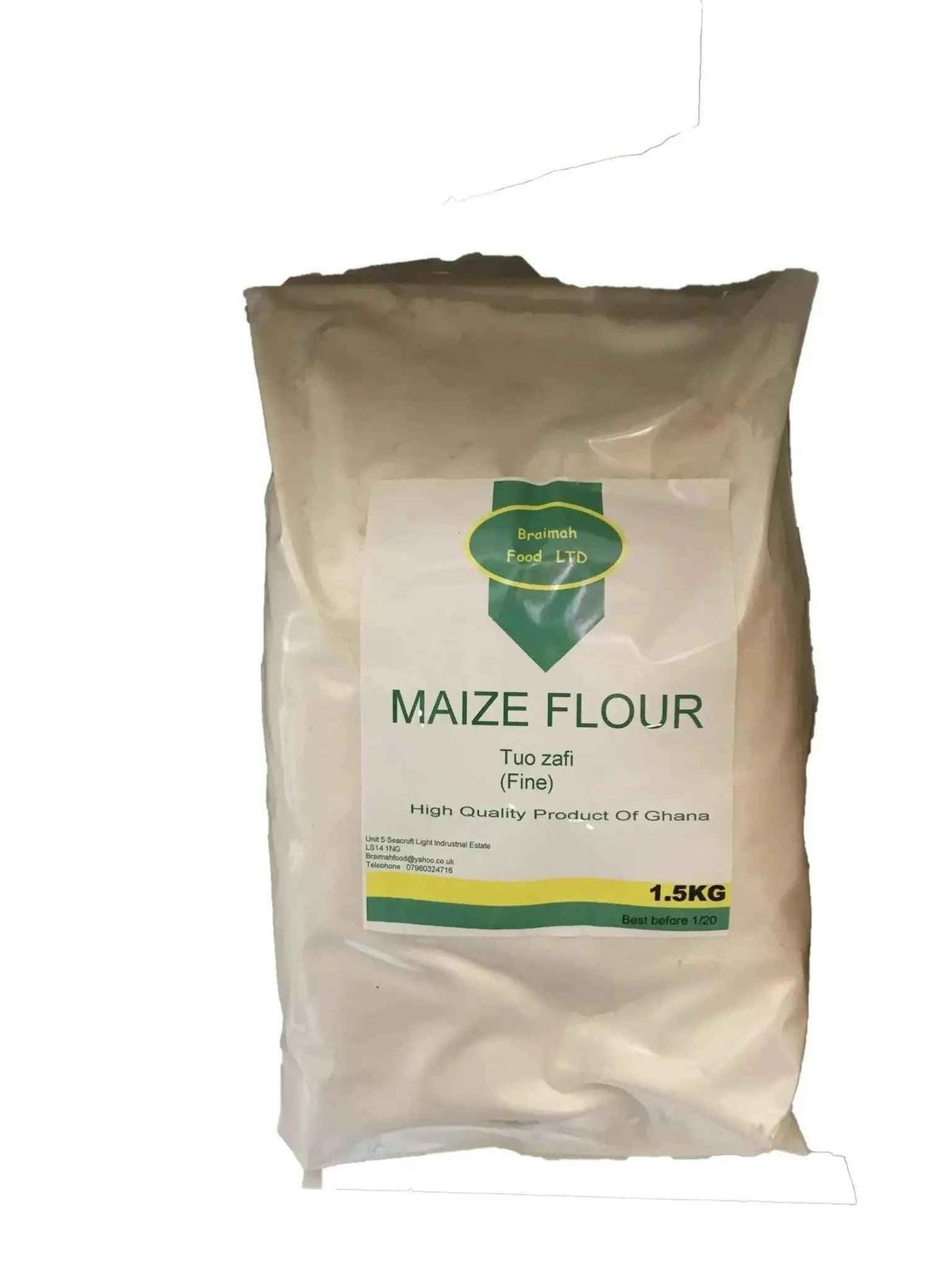 Braimah Foods Ltd Maize Flour Tuo Zafi (Fine) - Honesty Sales