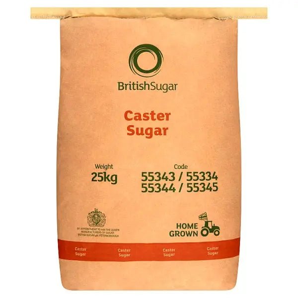 British Sugar Caster Sugar 25kg - Honesty Sales