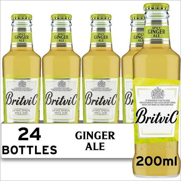 Britvic Spicy Ginger Ale Bottle 200ml (Case of 24) - Honesty Sales