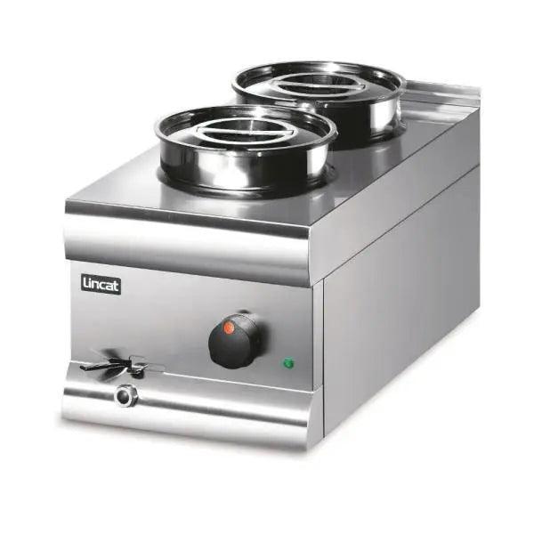 BS3W-Lincat Silverlink 600 Electric Counter-top Bain Marie-Wet Heat-Round Pots-W300mm-1.0kW - Honesty Sales