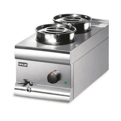 BS3W-Lincat Silverlink 600 Electric Counter-top Bain Marie-Wet Heat-Round Pots-W300mm-1.0kW - Honesty Sales