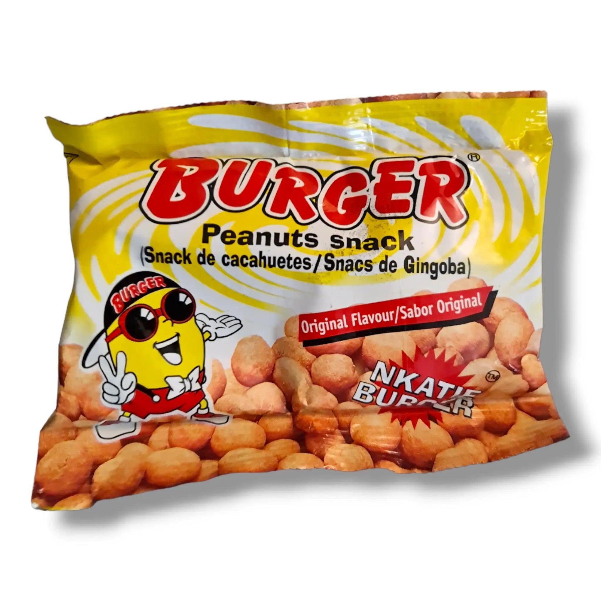 Burger Peanut Snack (Snack de cacahuetes/Snacs de Gingoba) - Nkatia Burger - Honesty Sales