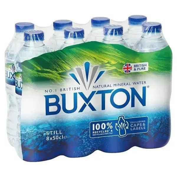 Buxton Still Natural Mineral Water 8 x 50cl - Honesty Sales