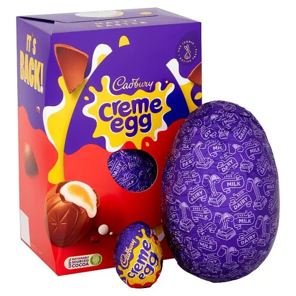 Cadbury Creme Egg Chocolate Easter Egg 195g (Case of 6) - Honesty Sales
