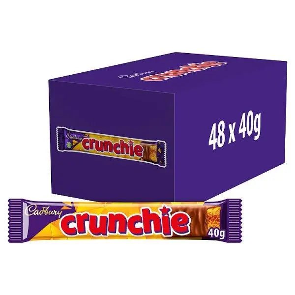Cadbury Crunchie Chocolate Bar, 40g (Case of 48) - Honesty Sales