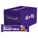 Cadbury Dairy Milk Chocolate Bar 45g (Pack of 48) - Honesty Sales
