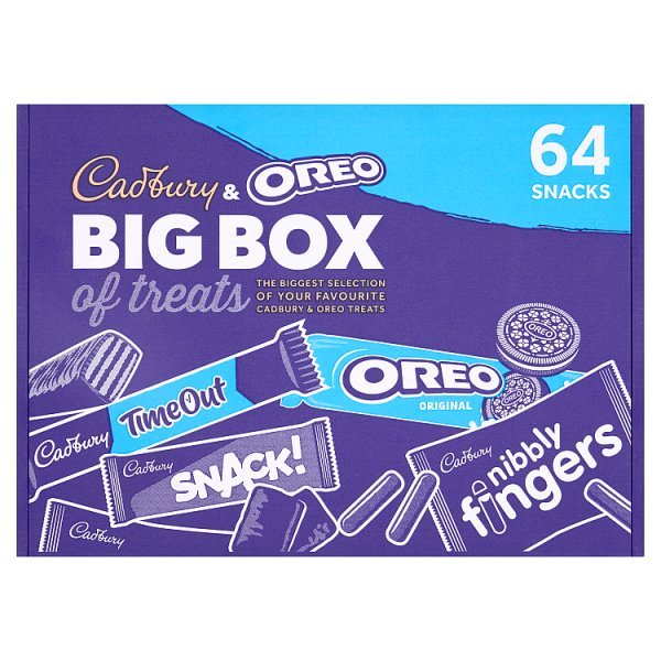Cadbury & Oreo 64 Big Box of Treats 1618g (1 x 64pk) - Honesty Sales