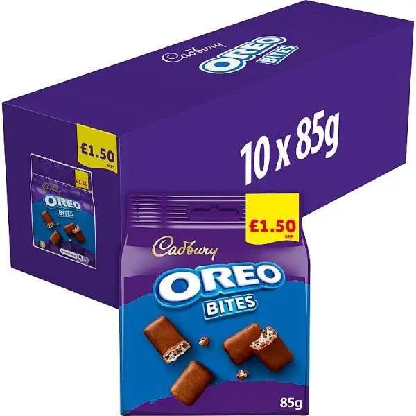 Cadbury Oreo Bites Chocolate Bag 85g (Case of 10) - Honesty Sales