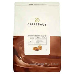 Callebaut Chocolate Drops for Baking Milk 2.5kg - Honesty Sales