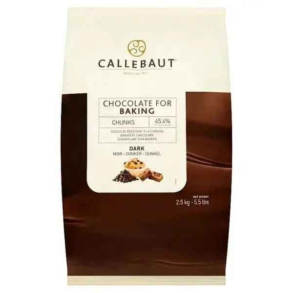 Callebaut Chocolate for Baking Chunks Dark 2.5kg - Honesty Sales