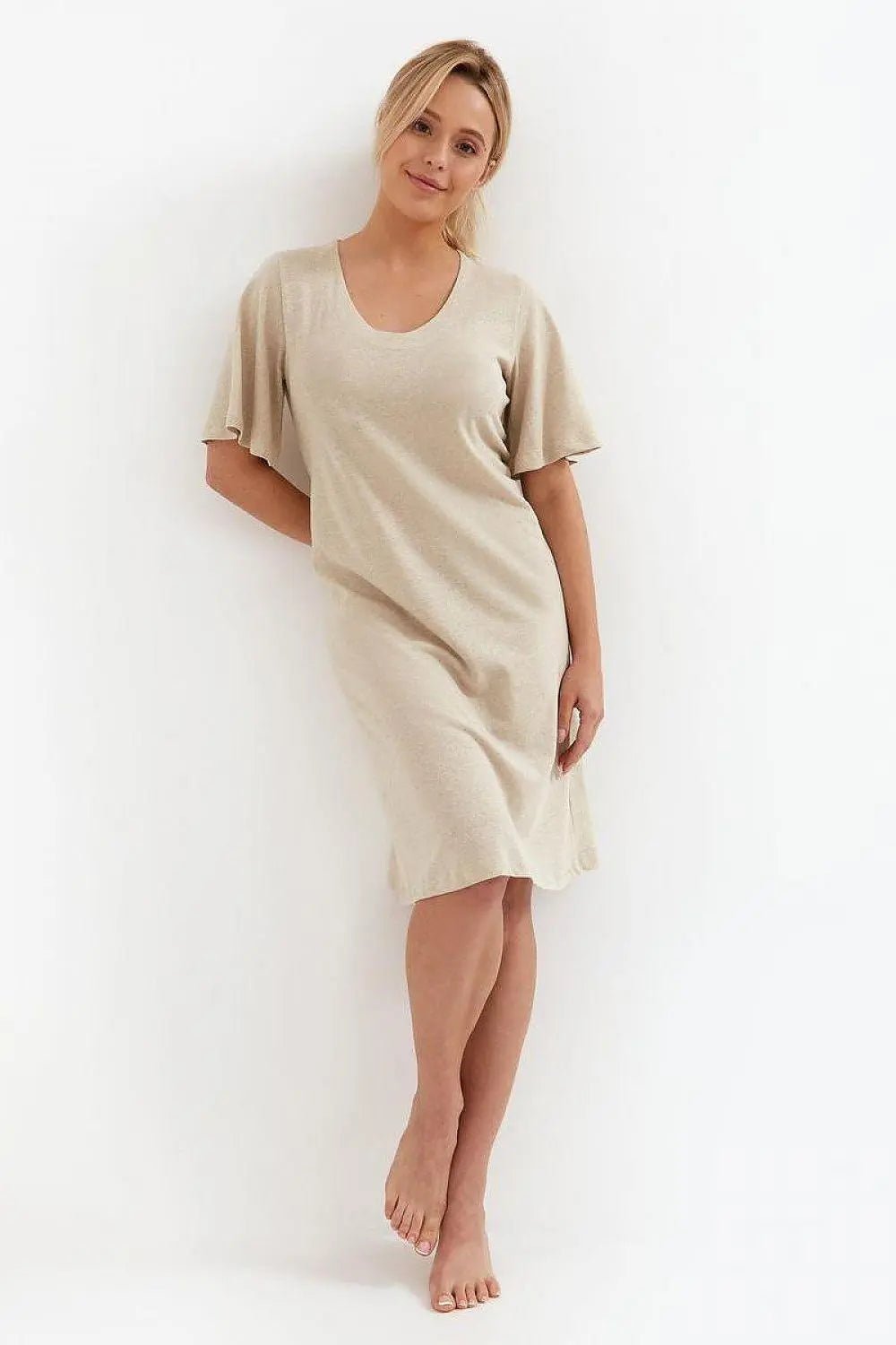 Cana high-quality melange viscose womens shirt - Honesty Sales