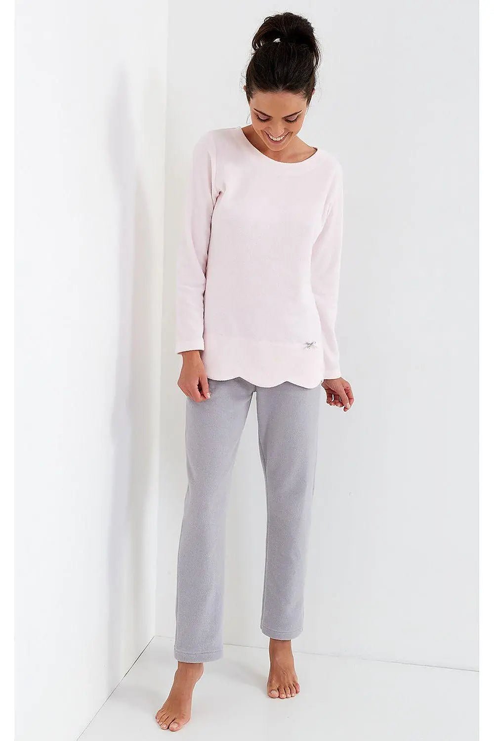 Cana long sleeves blouse and long pants womens pajamas - Honesty Sales