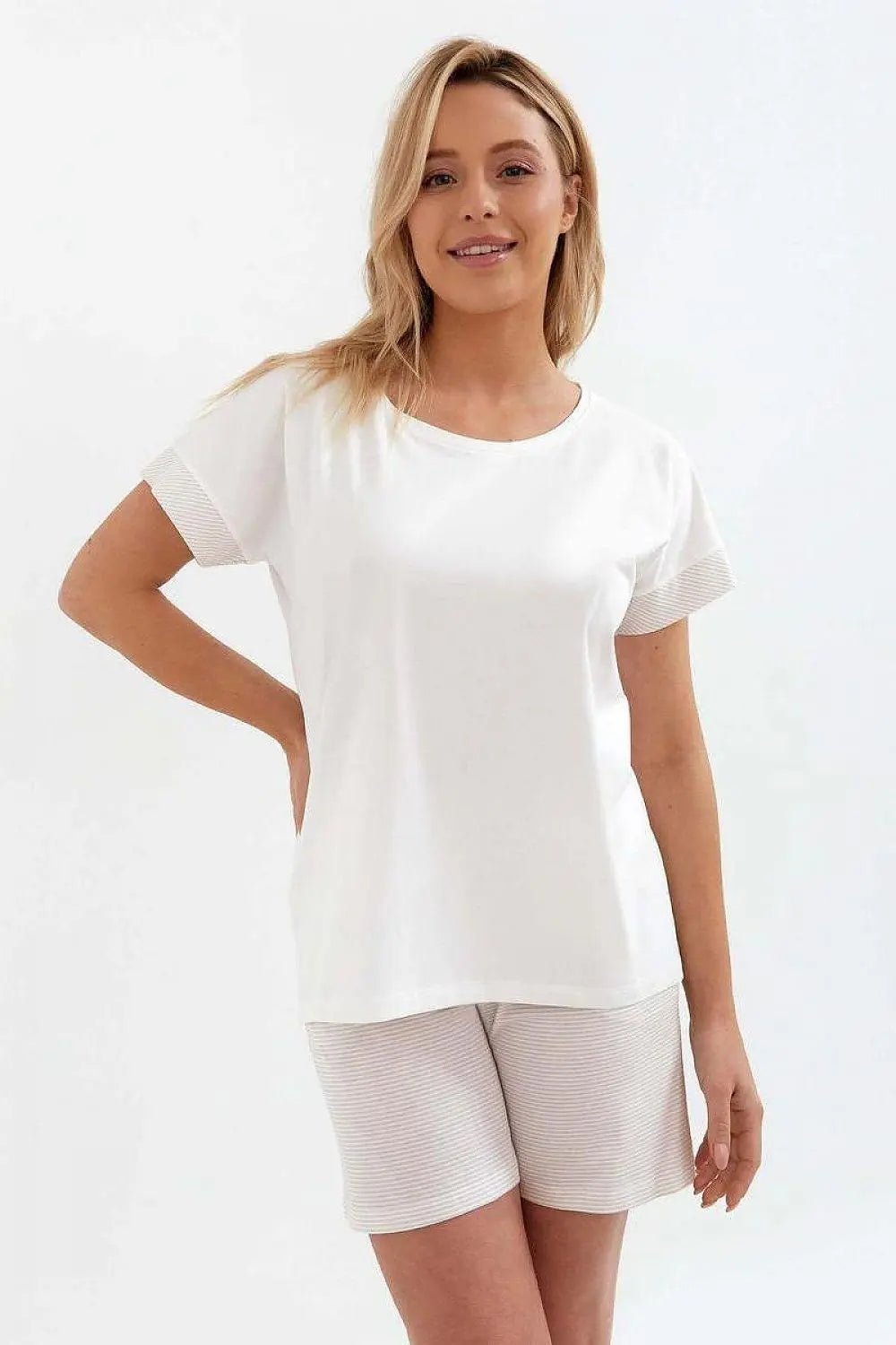 Cana shirt with short sleeves womens pajamas - Honesty Sales