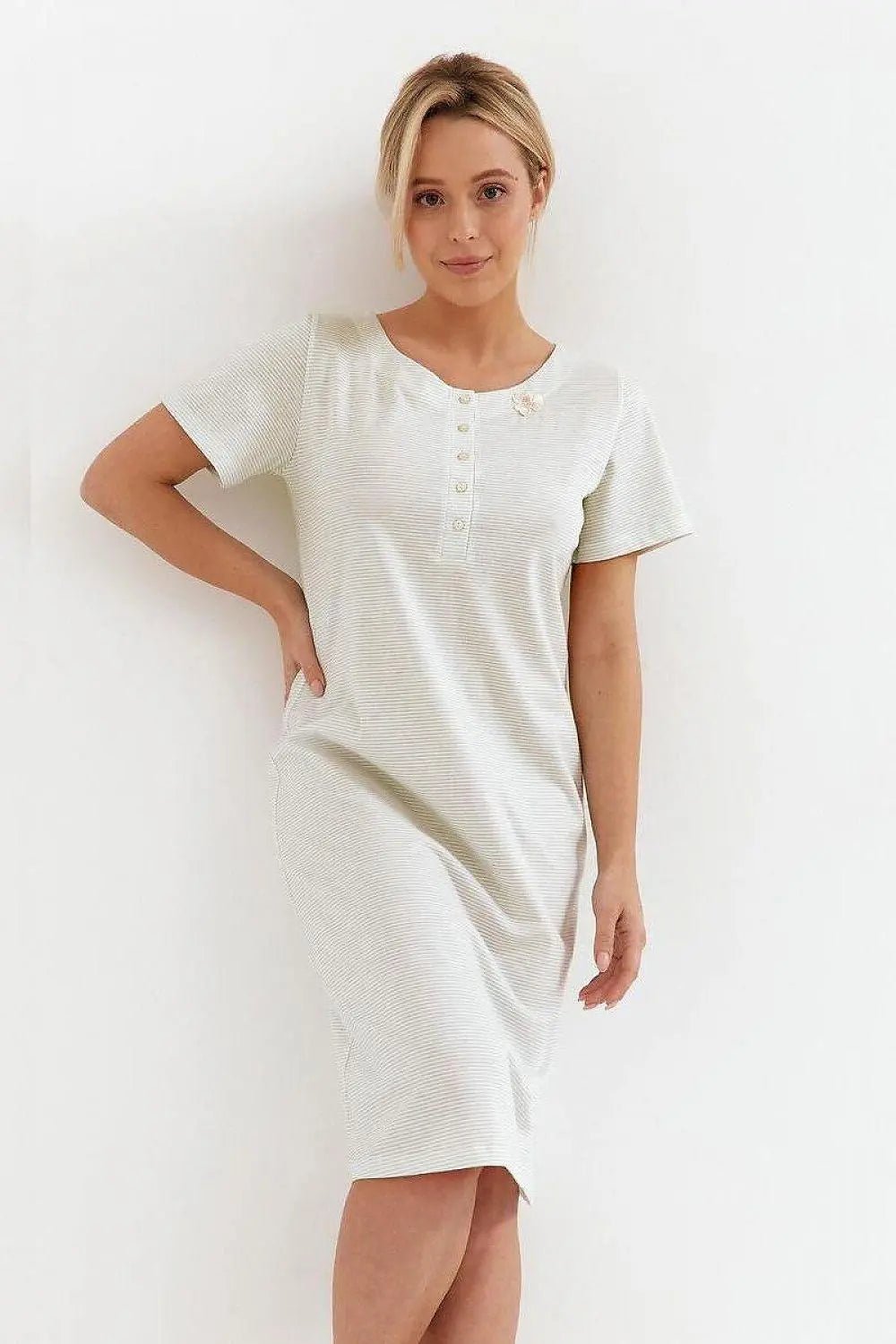 Cana soft and airy fabric nightgown - Honesty Sales