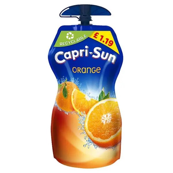 Capri-Sun Orange 15 x 330ml (Case of 15) - Honesty Sales