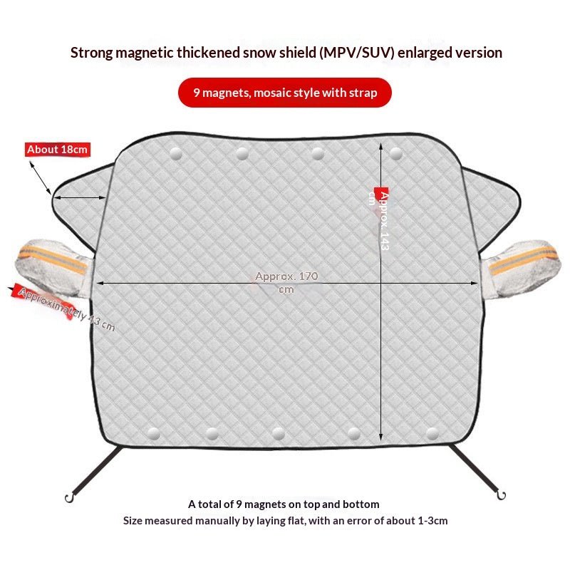 Car Windshield Snow Cover Snow - Proof Frost - Proof And Freeze - Proof Shield - Honesty Sales