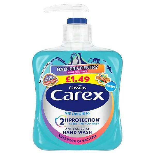 Carex Original Antibacterial Hand Wash 250ml (Case of 6) - Honesty Sales