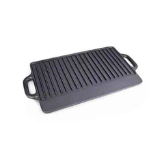 Cast Iron Griddle with Handles 1 L381 x W229 mm - Honesty Sales