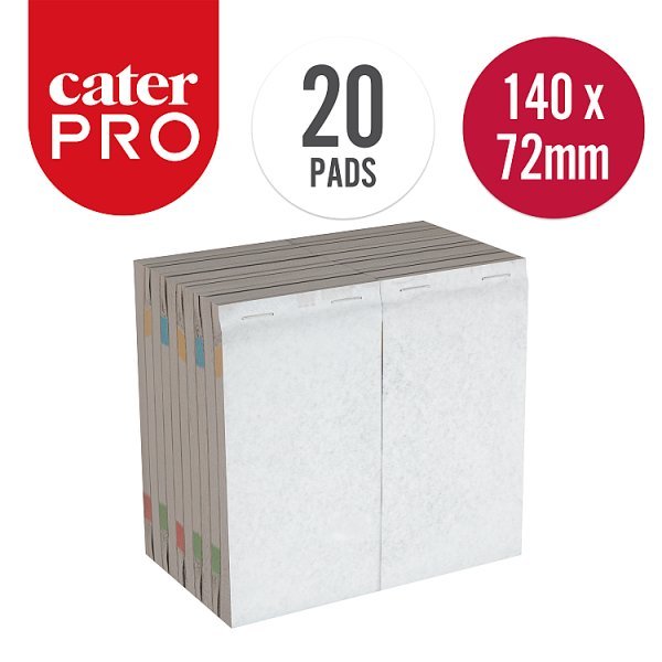 CaterPro 20 Paper Waiter's Order Pads 140 x 72mm (1 x 20s) - Honesty Sales