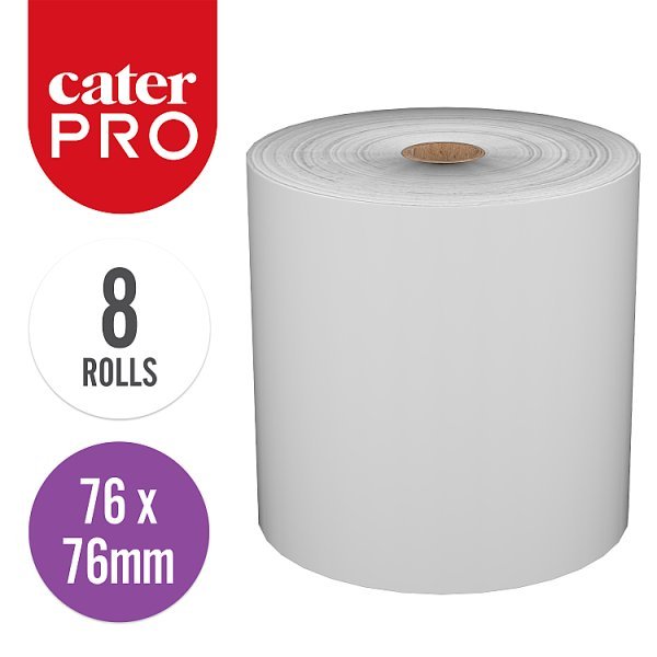 CaterPro 8 Paper Non - Thermal Kitchen Printer Rolls - Honesty Sales