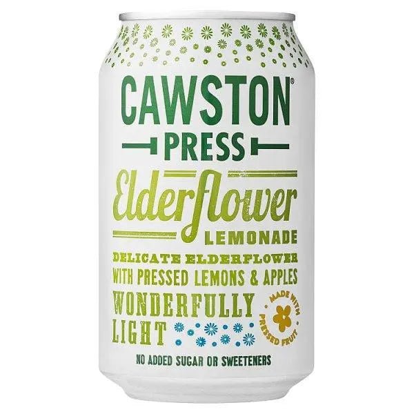 Cawston Press Sparkling Elderflower Lemonade (Case of 24) - Honesty Sales