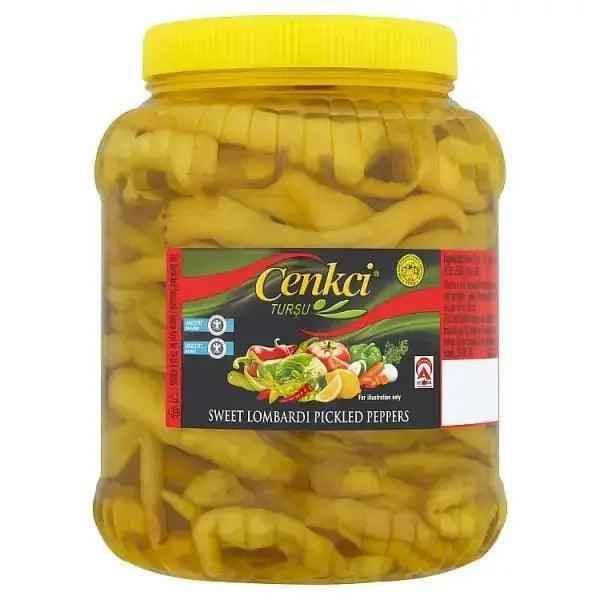 Cenkci Sweet Lombardi Pickled Peppers 1760g (Drained Weight 850g) - Honesty Sales