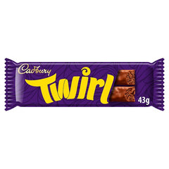 Cadbury Twirl Chocolate Bar 43g (Case of 48)