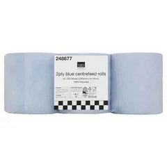 Chef's Essentials 2Ply Blue Centrefeed Rolls - Honesty Sales