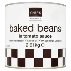 Chef's Essentials Baked Beans in Tomato Sauce 2.61kg - Honesty Sales