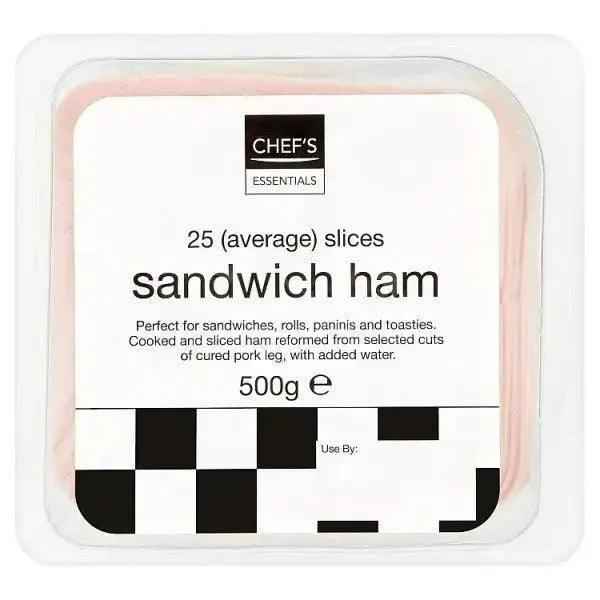 Chef's Essentials Sandwich Ham 500g - Honesty Sales
