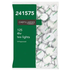 Chef's Larder 125 4hr Tea Lights - Honesty Sales