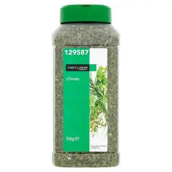 Chef's Larder Chives 50g (Case of 6) - Honesty Sales