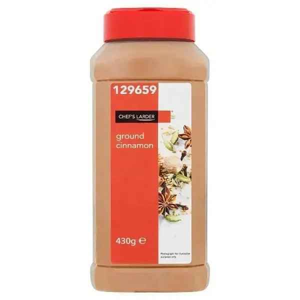 Chef's Larder Ground Cinnamon 430g - Honesty Sales