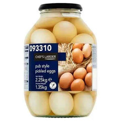 Chef's Larder Pub Style Pickled Eggs 2.25kg (Drained Weight 1.35kg) - Honesty Sales