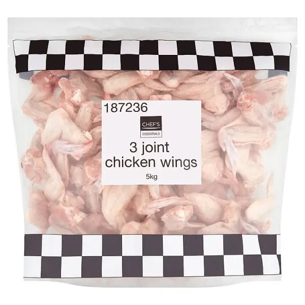 Chef's Essentials 3 Joint Chicken Wings 5kg - Honesty Sales